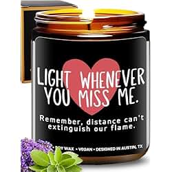 Light When You Miss Me Candle - Long Distance Gifts